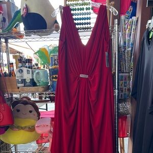 Lauren Ralph Lauren Red Backless Dress